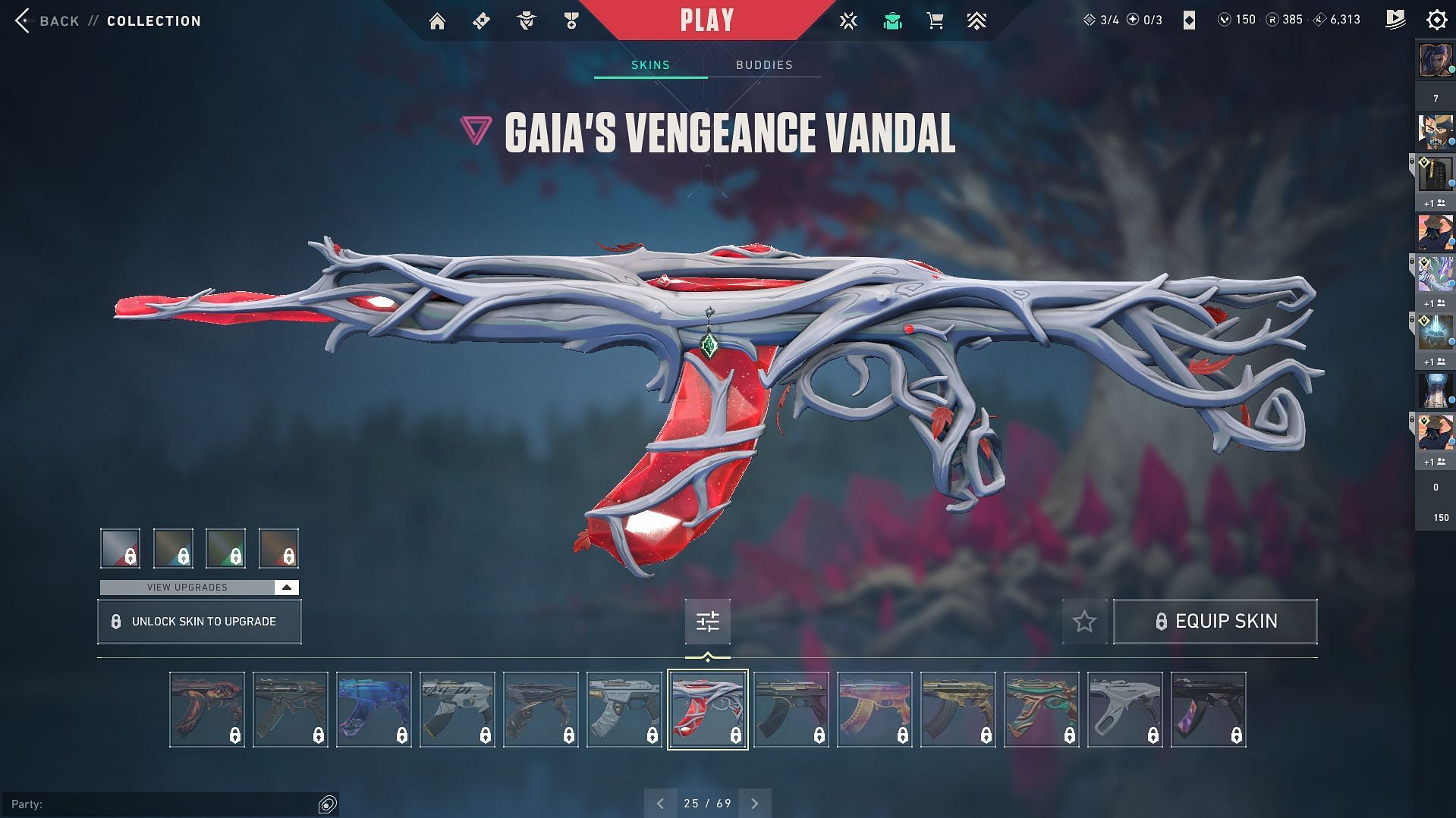 Gaia's Vengeance Vandal, one of the premium Vandal skins available in-game (Image via Riot Games)